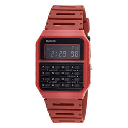Casio Red Resin Digital Watch