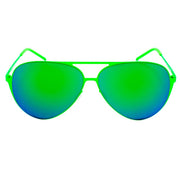 Italia Independent Green Metal Sunglasses