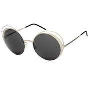Italia Independent Gray Metal Sunglasses