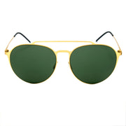Italia Independent Gold Metal Sunglasses