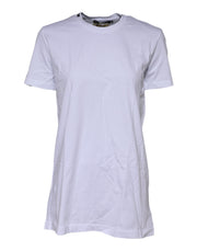 Dolce & Gabbana White Short Sleeves Crew Neck Top T-shirt