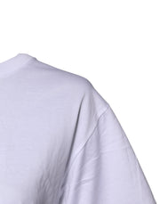 Dolce & Gabbana White Short Sleeves DG Logo Print Top T-shirt