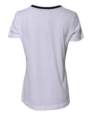 Dolce & Gabbana White Eleganza Cotton Crew Neck Tee T-shirt