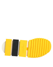 Dolce & Gabbana Yellow Black Sorrento Socks Sneakers Shoes