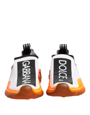 Dolce & Gabbana White Sorrento Slip On Low Top Sneakers Shoes