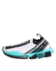 Dolce & Gabbana White Sorrento Slip On Low Top Sneakers Shoes