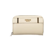 Guess Jeans Beige Polyethylene Wallet