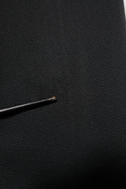 Dolce & Gabbana Black Acetate HighWaist Tapered Trouser Pants