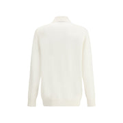 Brunello Cucinelli White Cashmere Cardigan