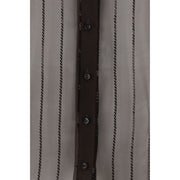 Brunello Cucinelli Brown Silk Blouse