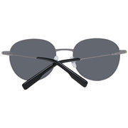 Hackett Gray Metal Sunglasses