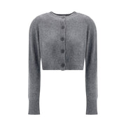 Loulou De Saison Gray Cashmere Cardigan