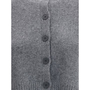 Loulou De Saison Gray Cashmere Cardigan