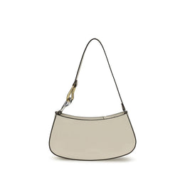 Staud Cream Calf Leather Bos Taurus Shoulder Bag