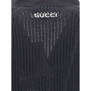 Gucci Black Cotton Cardigan