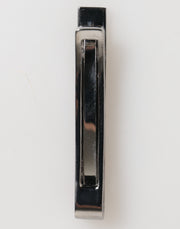 Dolce & Gabbana Silver Tone Brass Logo Branded Men Accessory Tie Clip Bar