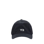Y-3 Black Cotton Cap (Baseball Hat)