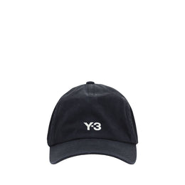 Y-3 Black Cotton Cap (Baseball Hat)
