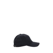 Y-3 Black Cotton Cap (Baseball Hat)