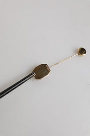 Dolce & Gabbana Rhinestone Embellished Sterling Silver Collar Brooch Pin