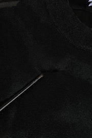 Dolce & Gabbana Black Polyester Pullover Sweatshirt Sweater