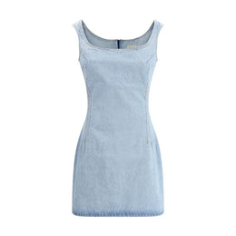 Magda Butrym Light Blue Cotton Casual Dress