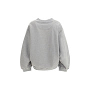 The Attico Gray Cotton Sweatshirt