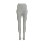 Magda Butrym Gray Linen Leggings