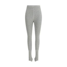 Magda Butrym Gray Linen Leggings