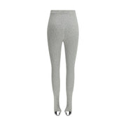 Magda Butrym Gray Linen Leggings