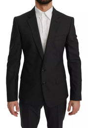 Dolce & Gabbana Slim Fit MARTINI Wool Gray Suit