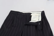 Dolce & Gabbana Gray Wool Blend Formal Trousers Pants