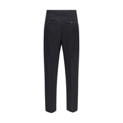 Our Legacy Black Fleece Wool Chino Pants