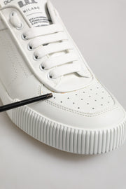Dolce & Gabbana White Miami Leather Low Top Sneakers Shoes