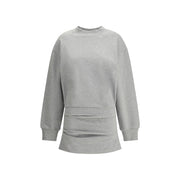 The Attico Gray Cotton Sweatshirt