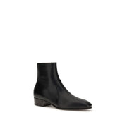 Valentino Garavani Black Goatskin Ankle Boots