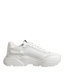 Dolce & Gabbana White Daymaster Low Top Men Sneakers Shoes
