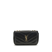 Saint Laurent Black Lamb Ovis Aries Aries Shoulder Bag