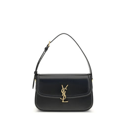 Saint Laurent Black Calf Leather Bos Taurus Shoulder Bag