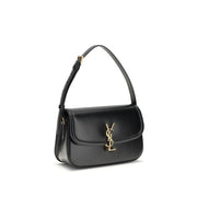 Saint Laurent Black Calf Leather Bos Taurus Shoulder Bag
