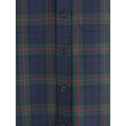 Alexander McQueen Green Polyester Pattern Shirt