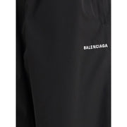 Balenciaga Black Polyester Casual Pants