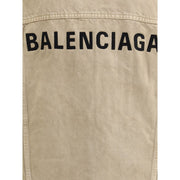 Balenciaga Beige Cotton Denim Jacket