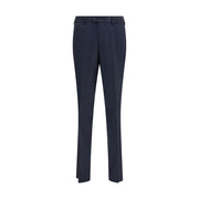 Lardini Blue Fleece Wool Chino Pants