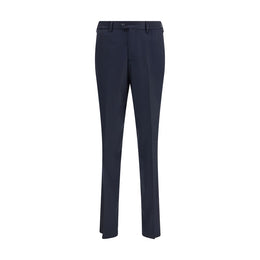 Lardini Blue Fleece Wool Chino Pants