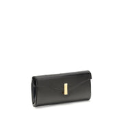 Giuseppe Zanotti Black Leather Clutch Bag