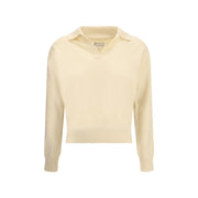 Margiela Cream Fleece Wool Sweater