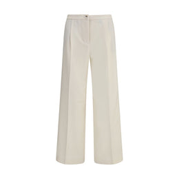 Cruna Cream Polyester Casual Pants