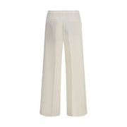 Cruna Cream Polyester Casual Pants