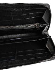 Dolce & Gabbana Multicolor Camouflage Logo Zip Around Continental Wallet